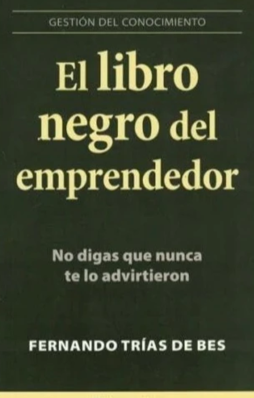 Portada El libro negro del Emprendedor